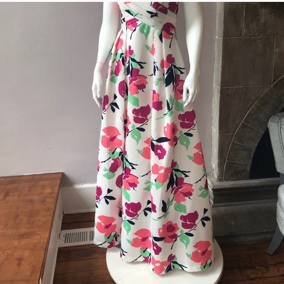 NWT Shoshanna Floral Midnight Gown - Picture 5 of 7